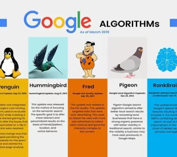 الگوریتم های گوگل در سئو | جریمه شدن سایت در گوگل | سه سوت وب